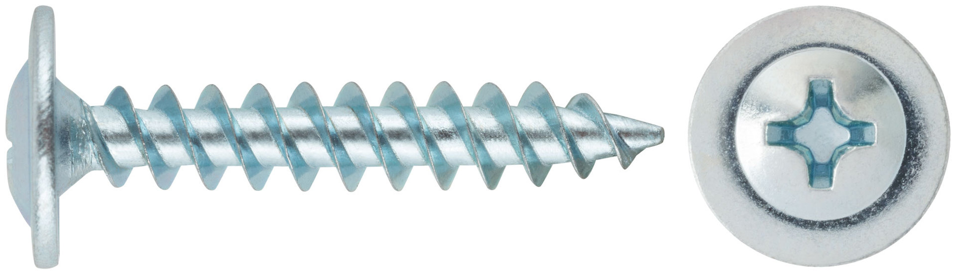 Саморезы для листовых пластин, остроконечные 4,2 х 25 (фасовка 16 шт) (22725-2)