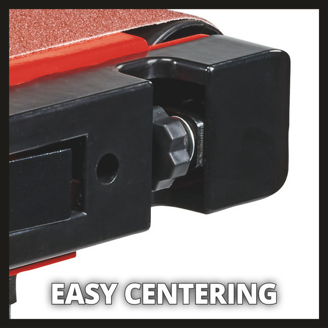 Станок шлифовальный Einhell TC-US 380, 380Вт, круг 150мм(шкурка), лента 100х914мм,стол,угл.упор (4419257)