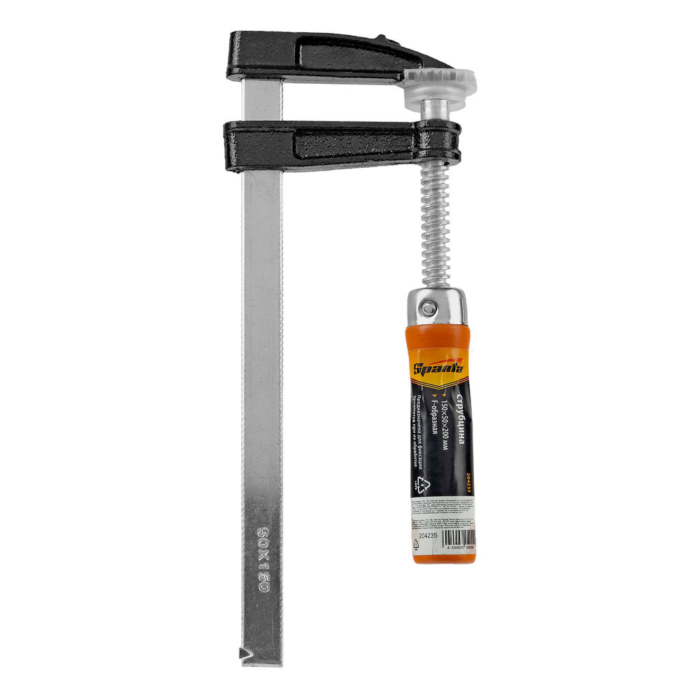 Струбцина F-образная, 150 х 50 мм Sparta (204235)