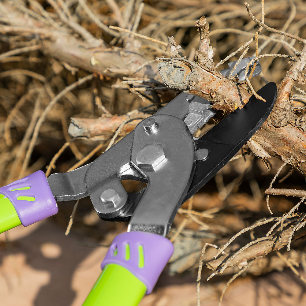 Сучкорез с наковальней, 710 мм, двухрычажный механизм, двухкомпонентные рукоятки, Palisad (60520)