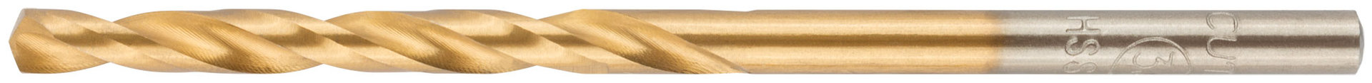 Сверло по металлу Cutop Profi с титановым покрытием, 3,4х70 мм (10 шт) (52-436)