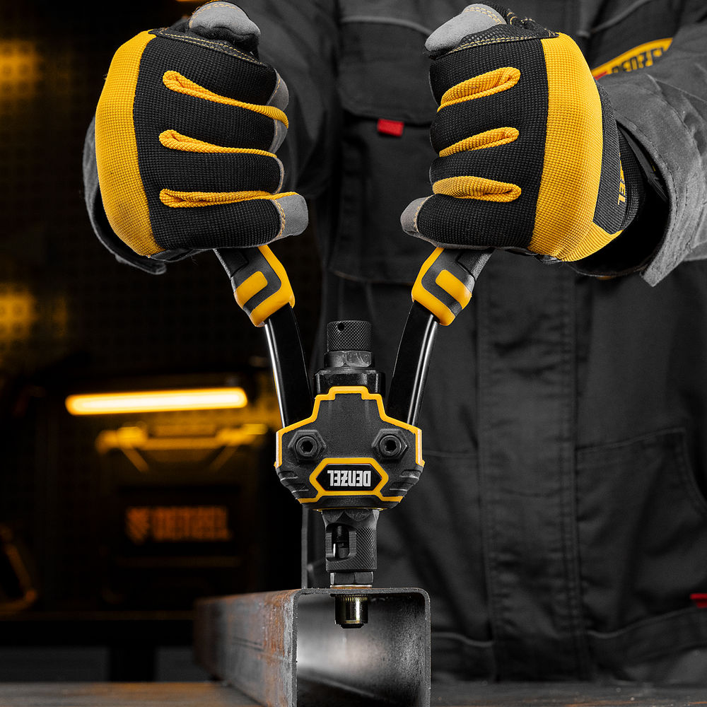 Заклепочник для резьбовых заклепок, двуручный, заклепки М3, М4, М5, М6, М8, М10, M12 Denzel (40501)