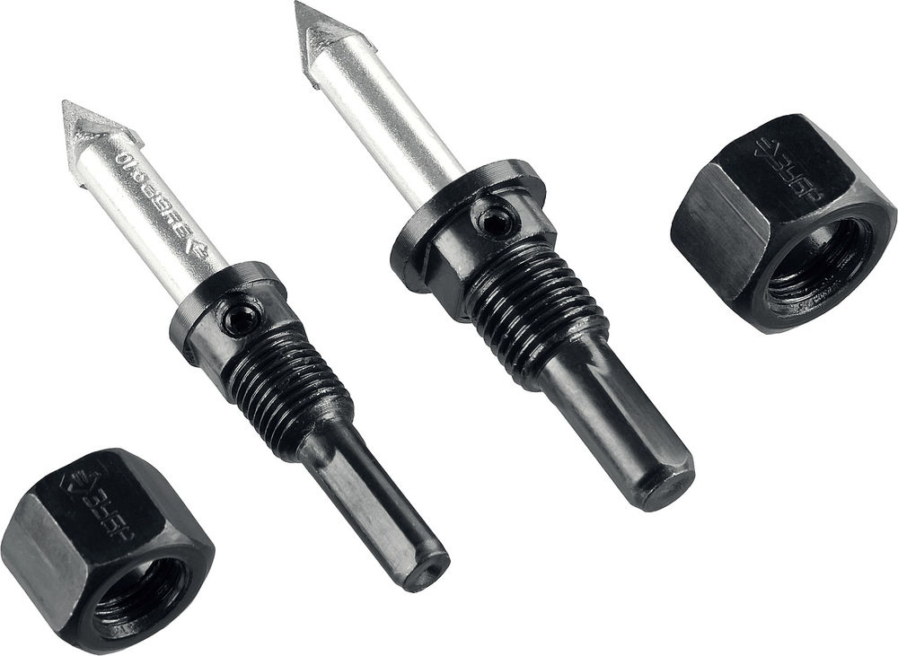 Набор коронок-чашек с оснасткой 6 шт, d 22, 28, 35, 44, 68, 73 мм, L 25 мм, карбид вольфрама ЗУБР Профессионал 33360-H6_z01