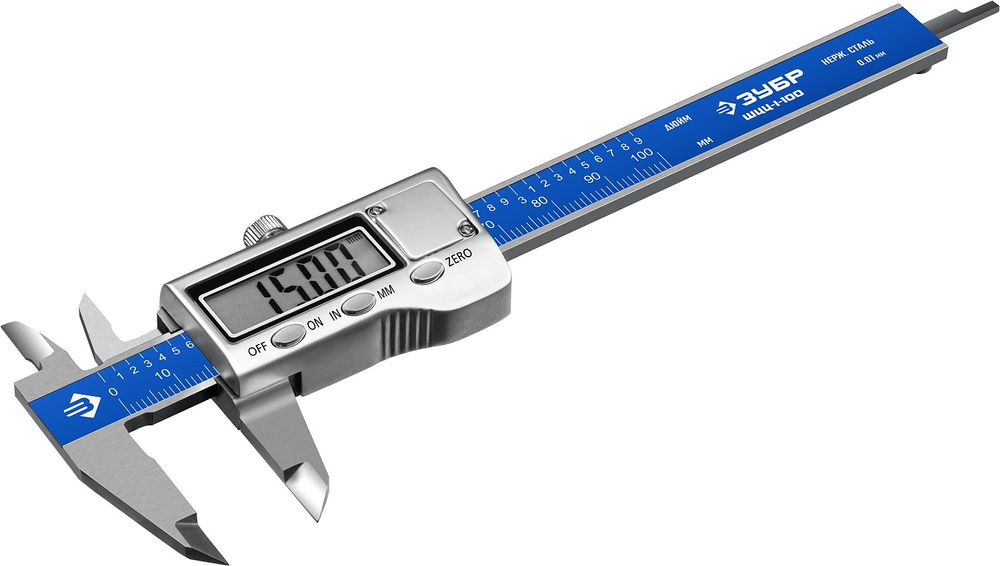 Штангенциркуль электронный ШЦЦ-I-100-0.01 100 мм ЗУБР Профессионал 34463-100