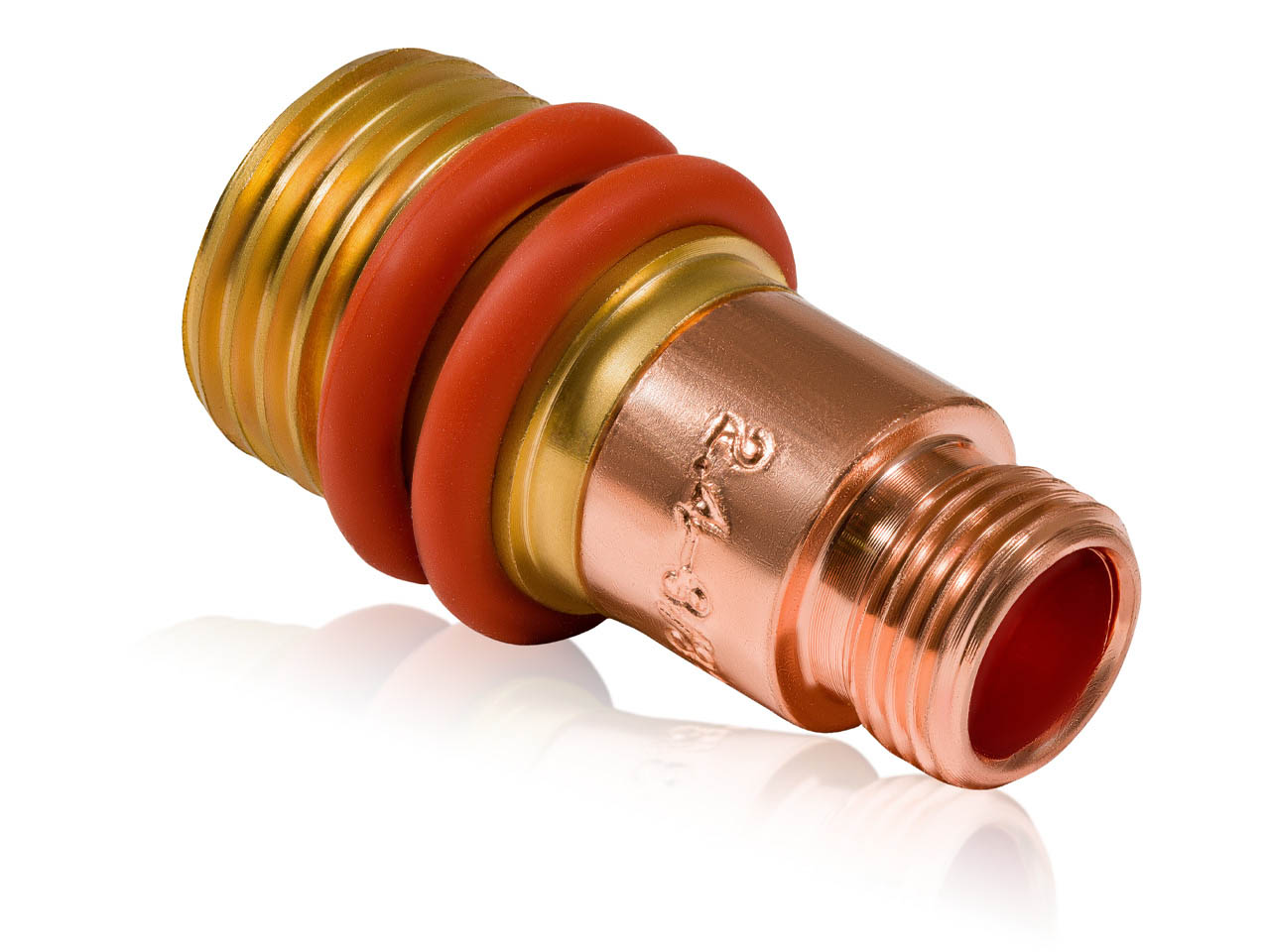 Держатель цанги ГАЗ ЛИНЗА КЕДР для комплекта с прозрачным соплом (TIG-17–18–26 PRO/EXPERT) D 2,4 мм