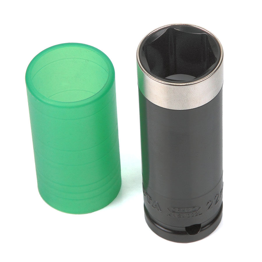 Головка торцевая ударная глубокая тонкостенная 22 мм 6-гранная для литых дисков 1/2 Licota ANS4022L-HT