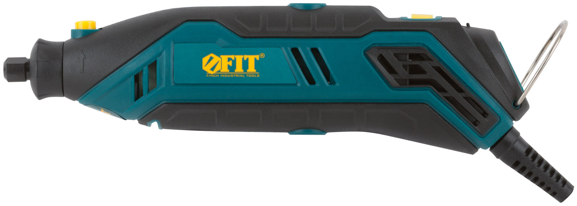 Гравировальная машина 130 Вт; 10000-35000 об/мин; 2,4/3,2 мм; БС щеток; набор насадок 210 шт.; кейс (80598)