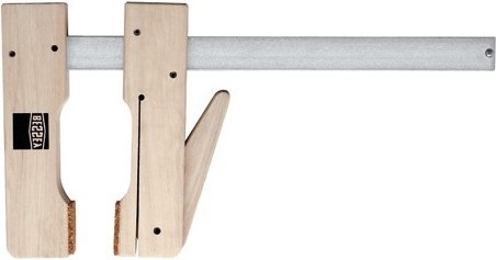 Струбцина деревянная Klemmy 200/110, пробковая крошка для щадящего зажима HKL20 BE-HKL20