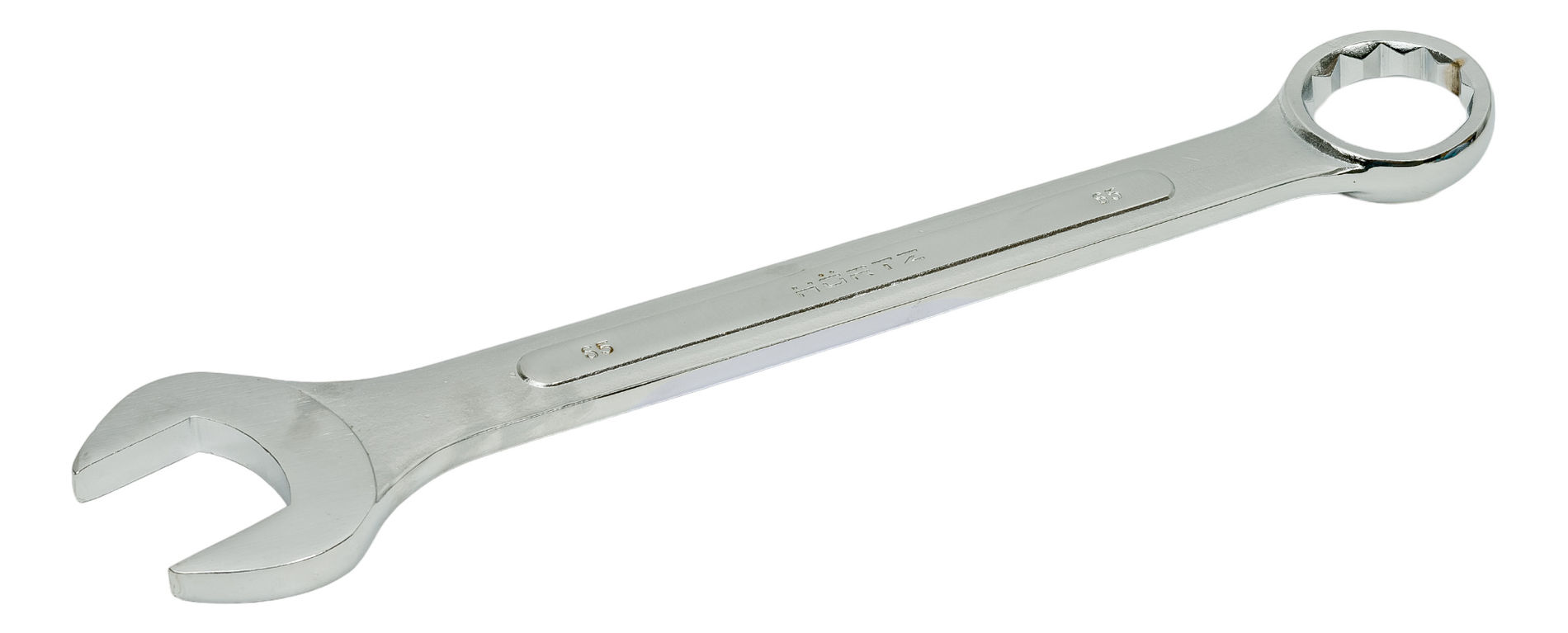 Ключ гаечный комбинированный 65х65 хромирование HORTZ