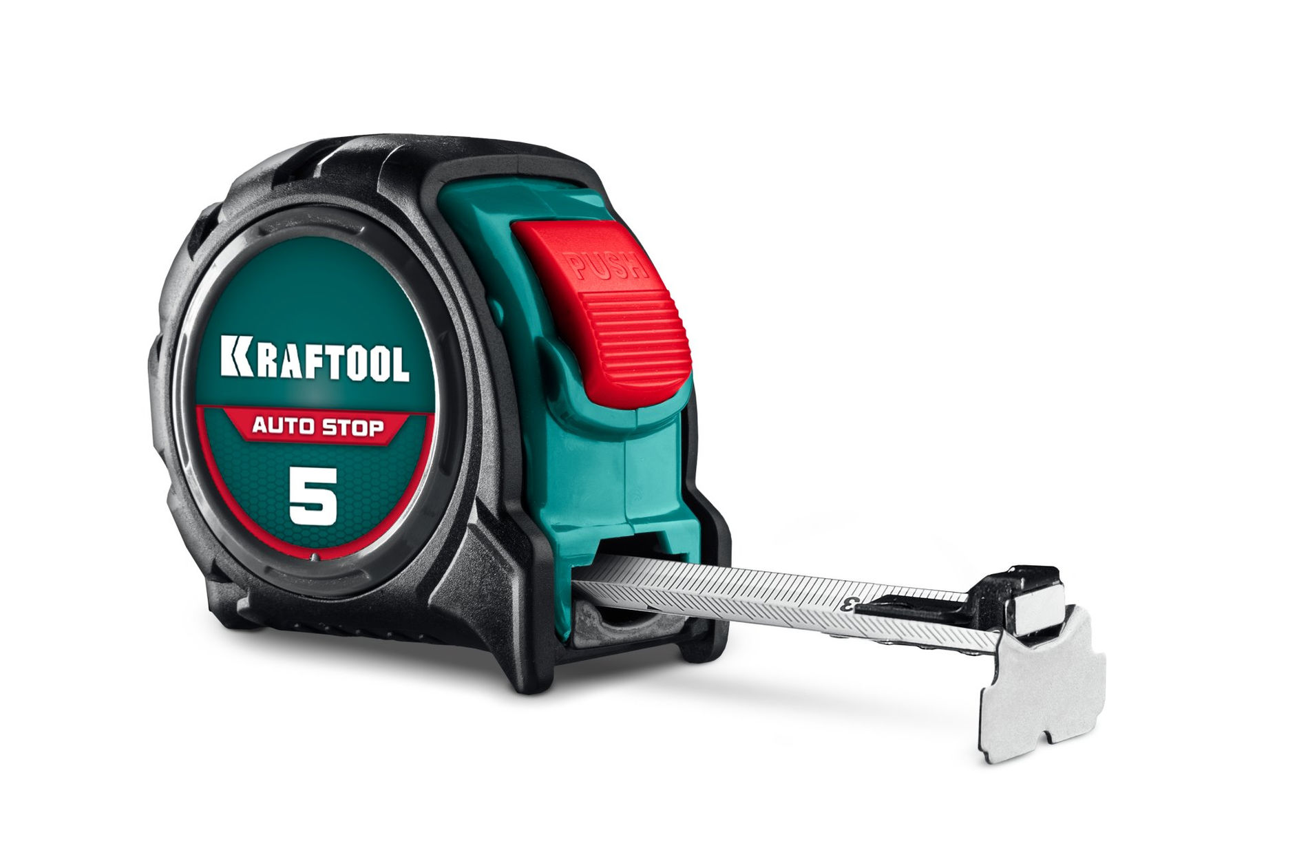 KRAFTOOL AutoStop 5м х 19мм, профессиональная рулетка с автостопом (3412-5-19_z01)