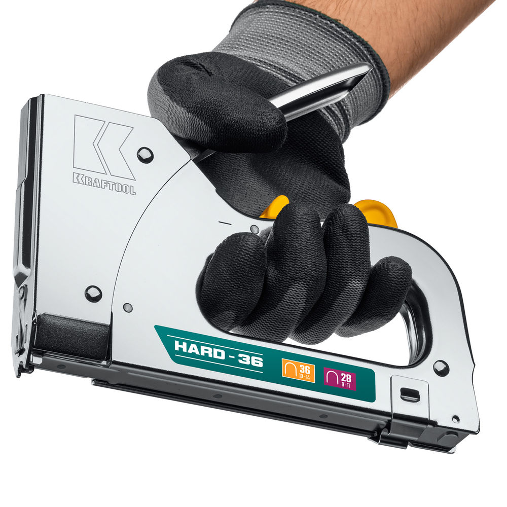 Кабельный рессорный степлер EXTREM 36, тип 36 (L) калибр 20GA (10 - 14 мм)/28 KRAFTOOL 3186