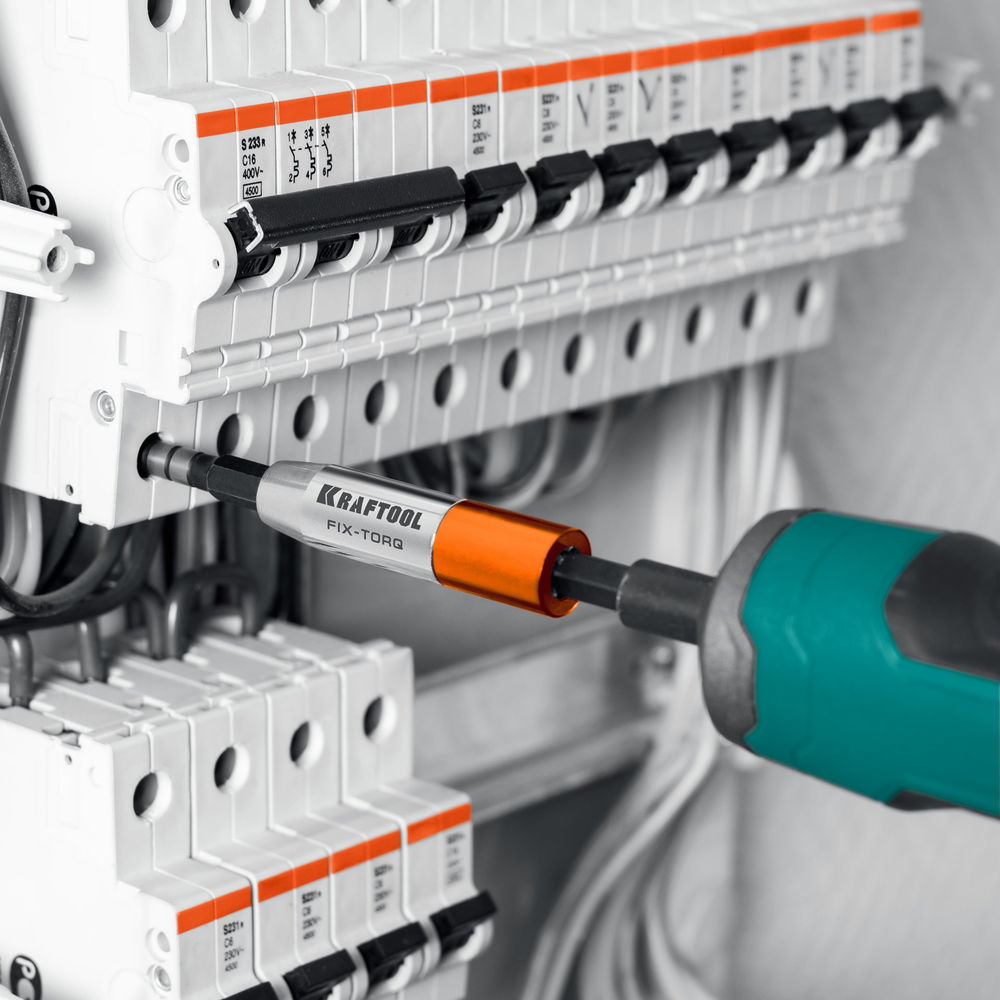 Динамометрический адаптер для бит FIX-TORQ, 1.2 Нм KRAFTOOL 64035-1.2