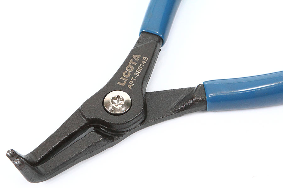 Съемник стопорных колец усиленный разжим загнутый 180 мм Licota APT-38014B