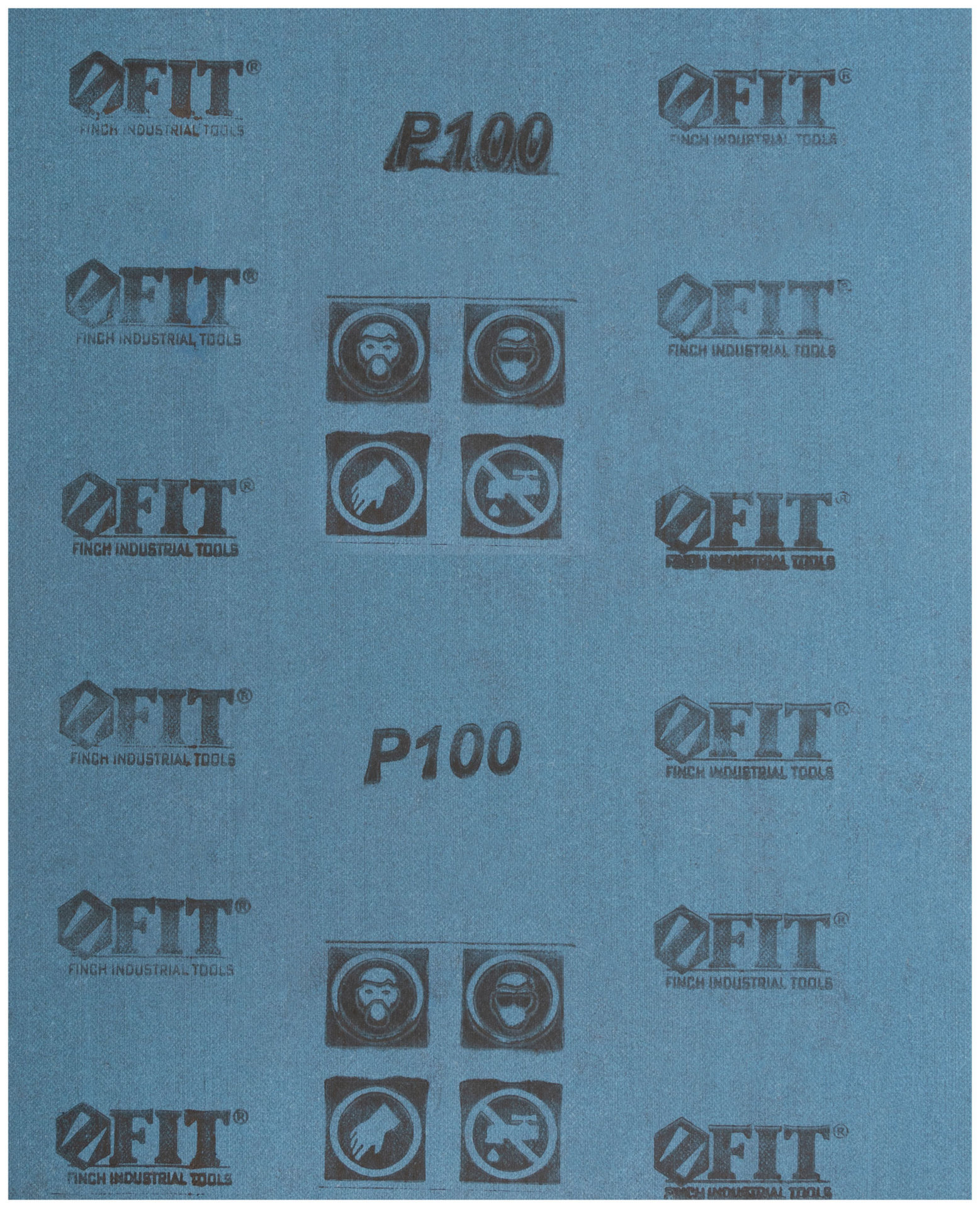 Листы шлифовальные на тканевой основе, алюминий-оксидный абразивный слой 230х280 мм, 10 шт. Р 100 (38010)