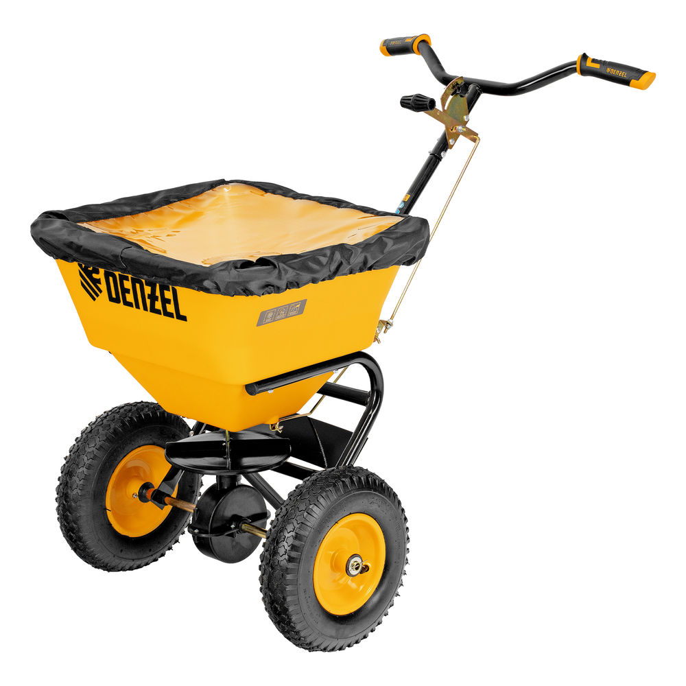 Механическая сеялка на колесах, 45 л Denzel (63951)