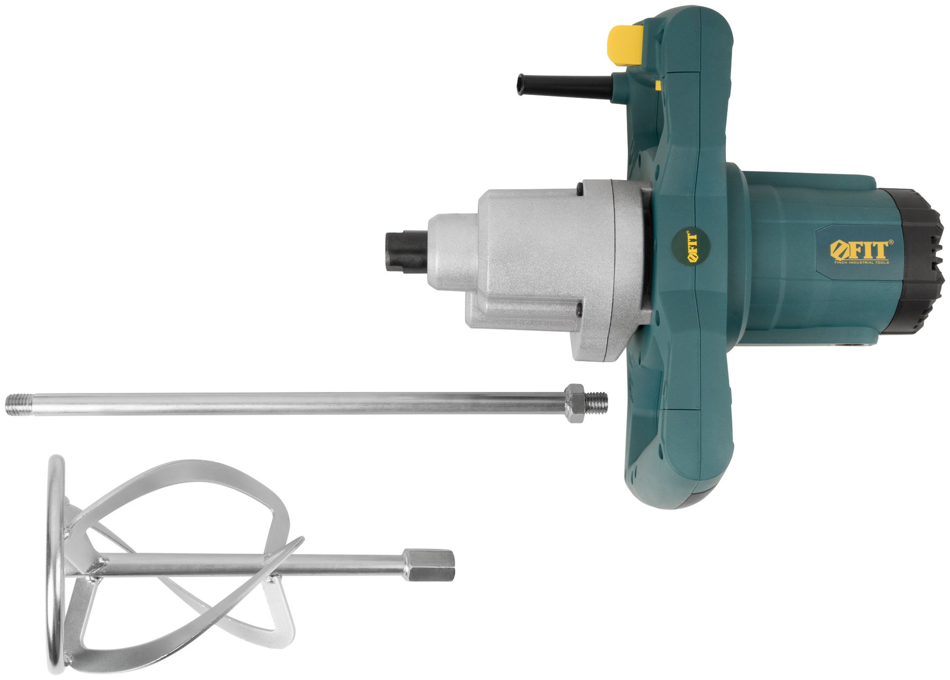 Миксер 1400 Вт; 0-580 / 0-900 об/мин; 72 Нм; 120 л; двухскоростной, металл.корпус, рез.накл.; коробка (80040)