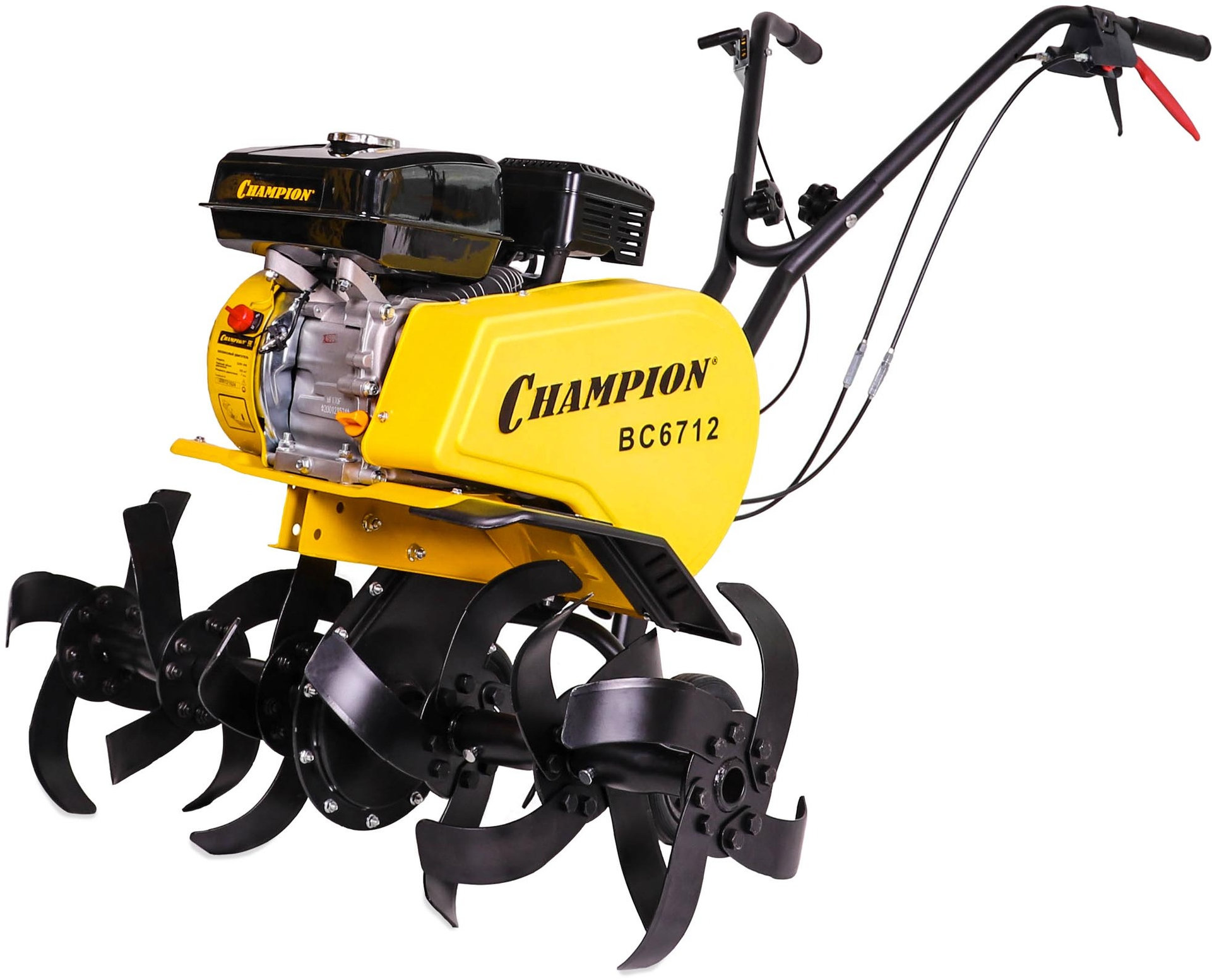 Мотокультиватор Champion ВC 6712 (7лс 1F/1R 30-55-85см 33см 3,6л 50кг) (BC6712)