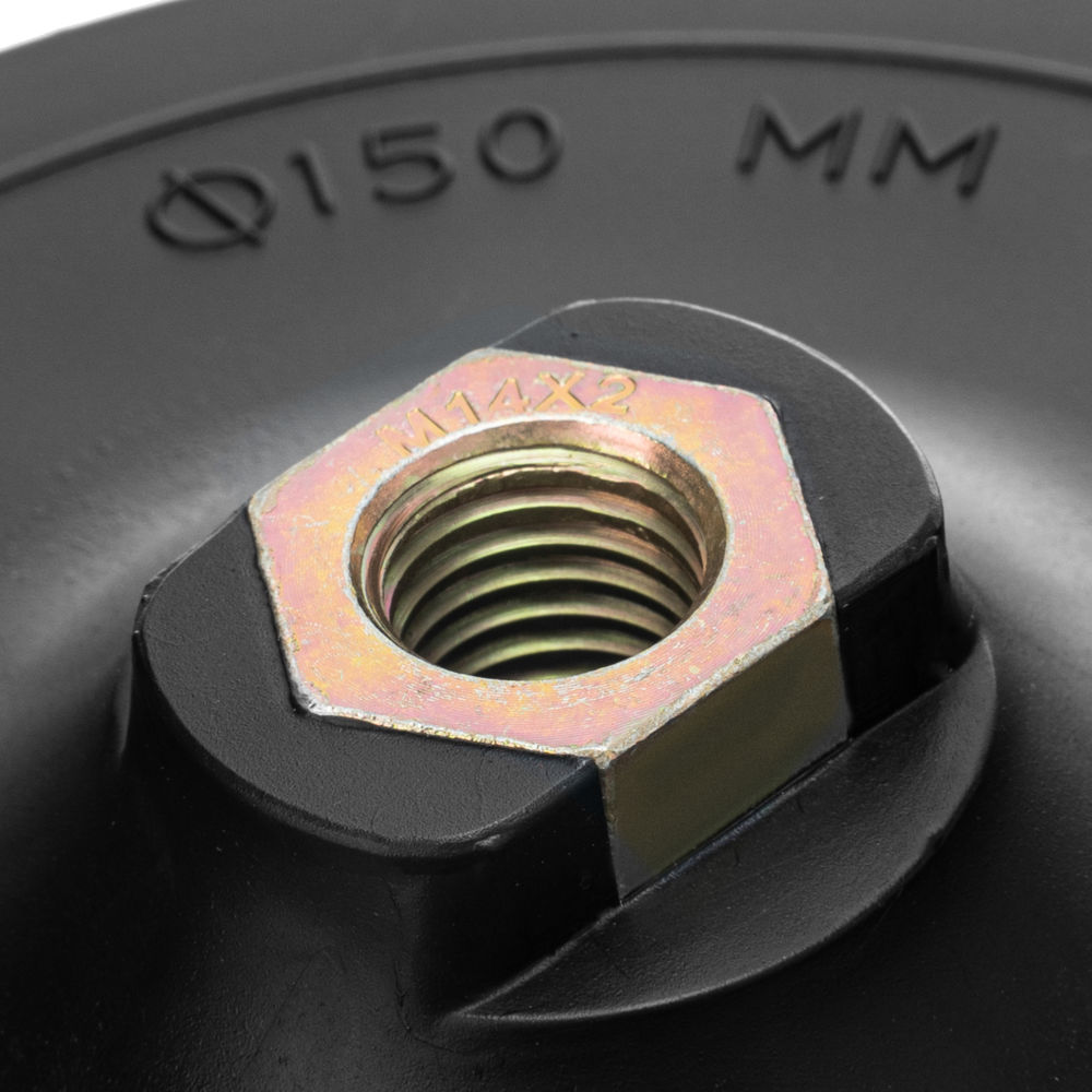 Насадка для дрели и УШМ с липучкой, 150 мм Matrix (76221)