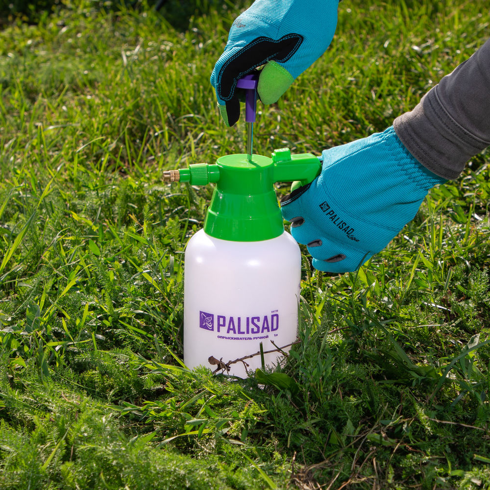 Опрыскиватель ручной 1 л, с насосом Palisad (64736)