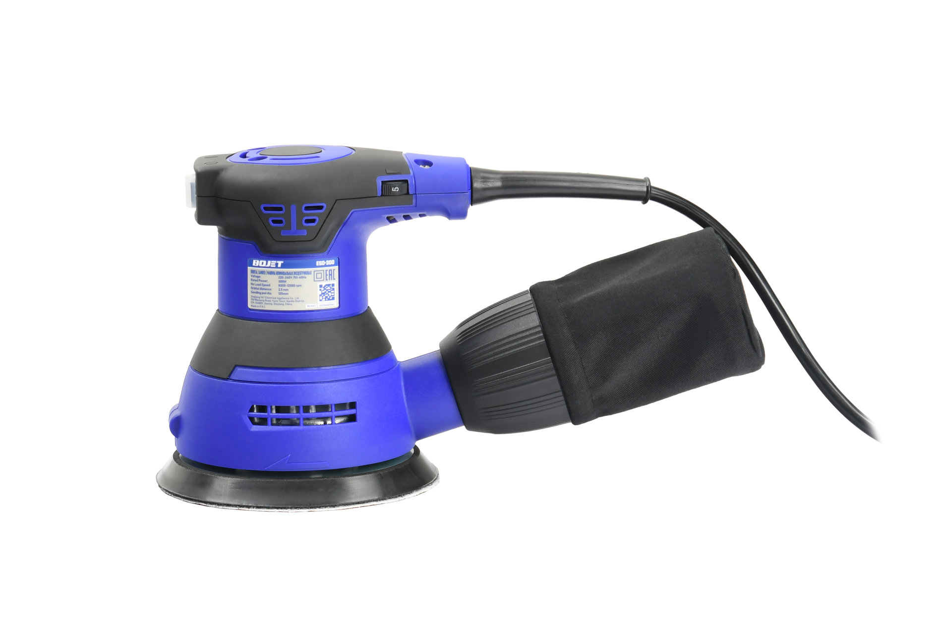 Орбитальная шлифовальная машина, 350Вт, 125 мм