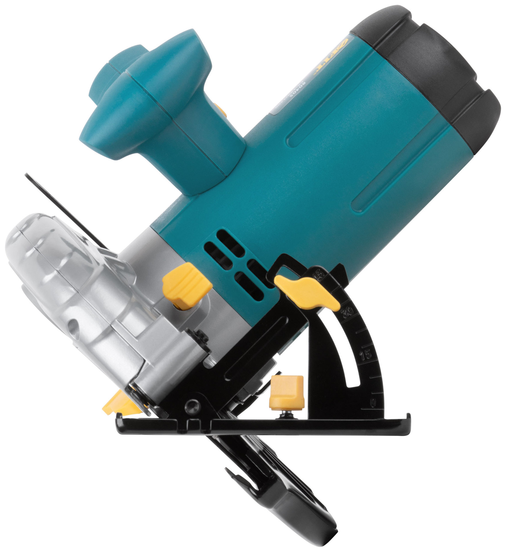 Пила дисковая 1300 Вт; 4700 об/мин; 190/20 мм; 4,0 кг; жел. опора; рез. накл.; блок шпинд.; коробка (80405)