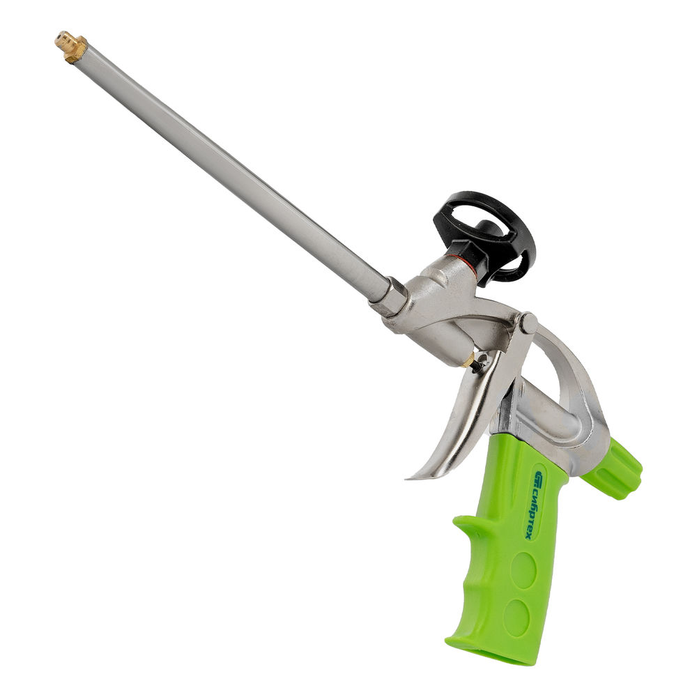 Пистолет для монтажной пены, усиленный алюминиевый корпус Сибртех (88671)