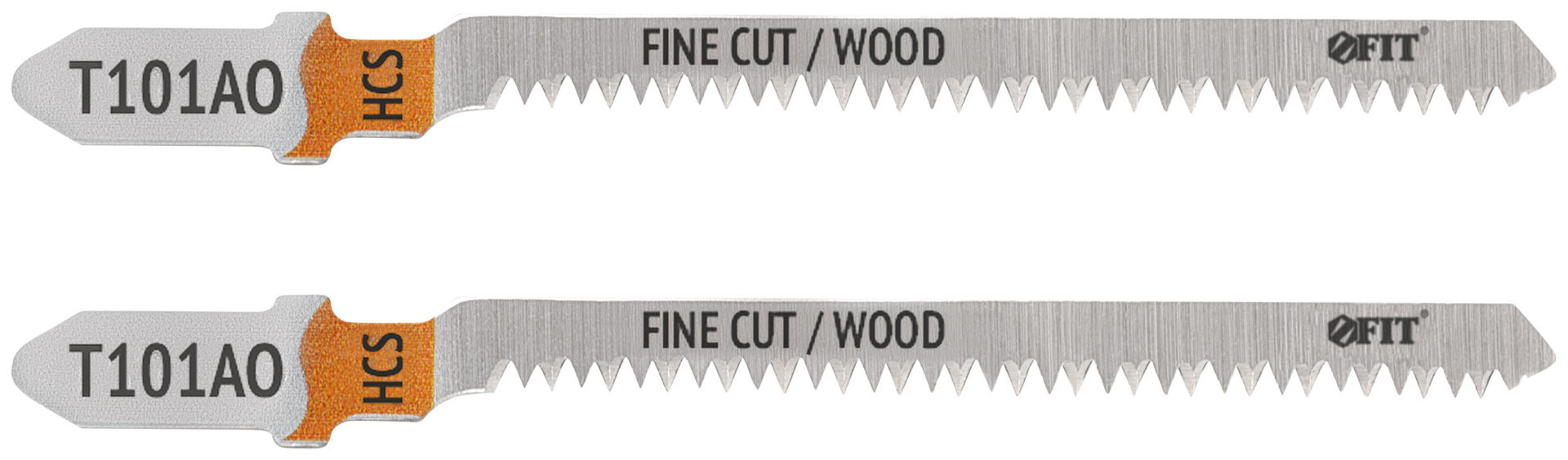 Полотна по дереву, HCS, остроконечные зубья, 82/56/1,4 мм (Т101AO),2 шт. (40893)
