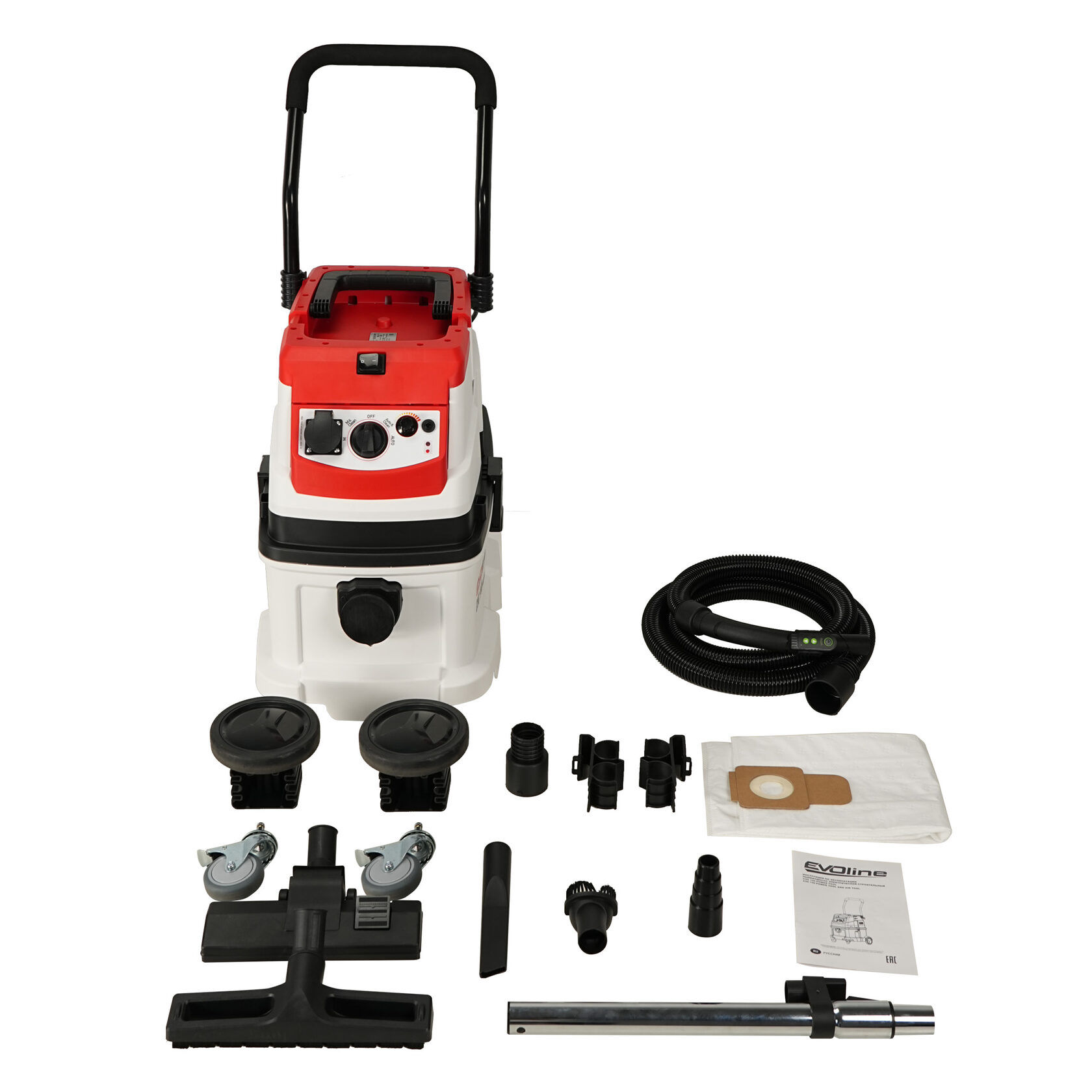 Пылеводосос электрический строительный EVOline CVC 140 Power Tool (M-class)