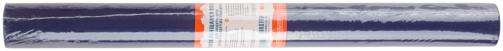 Самоклеящаяся пленка для защиты окон, синяя, толщина 32 мкм, 60 см х 30 м (30-7401)