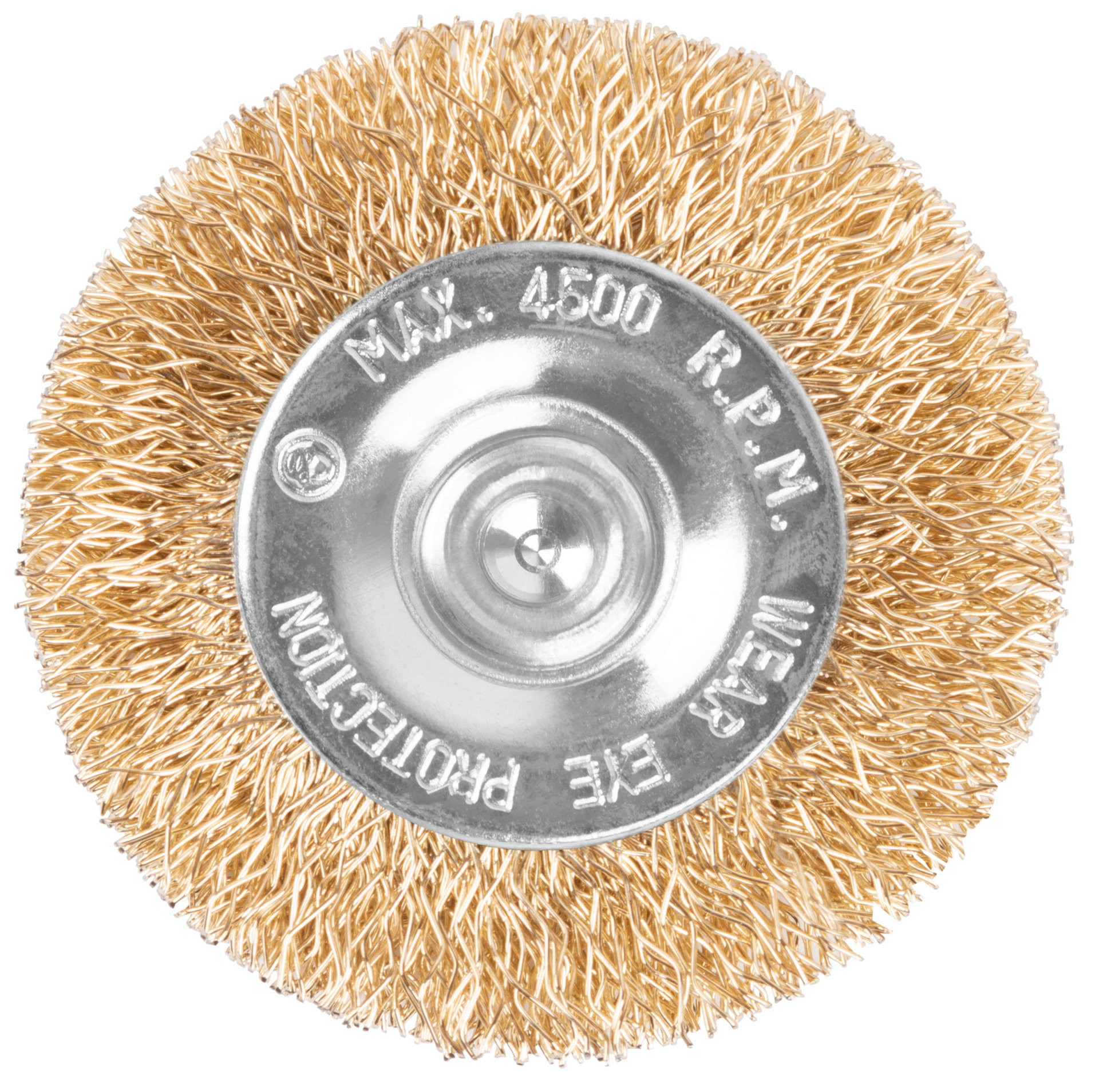 Щетка для дрели, тип Плоская, латун. витая проволока 0,3 мм, 50 мм, блистер, CUTOP Profi (82-914)