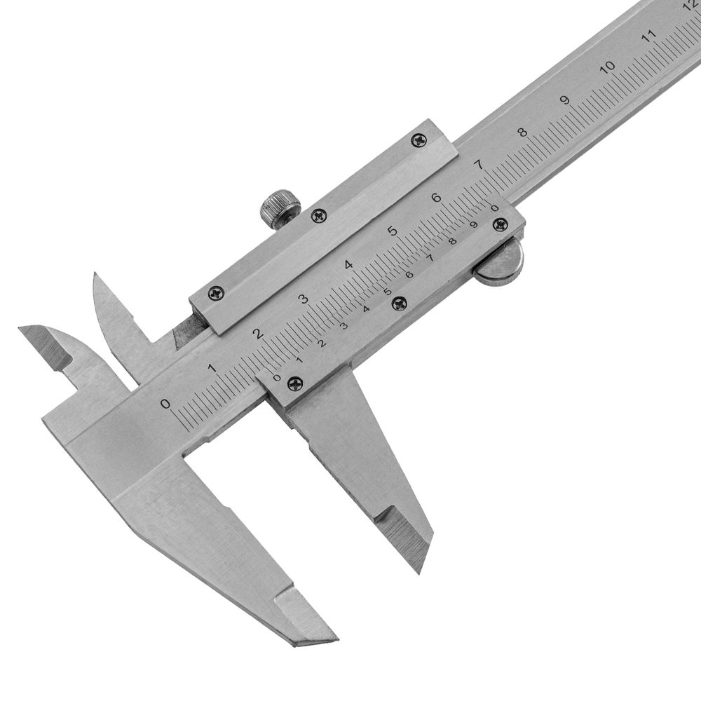 Штангенциркуль, 150 мм, цена деления 0.02 мм, металлический, с глубиномером Matrix (316315)