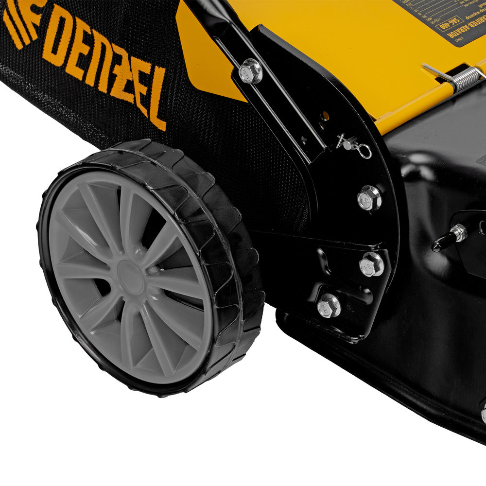 Скарификатор-аэратор бензиновый SAG-400, 212 см3, -15/+10 мм, 40 см Denzel (57802)