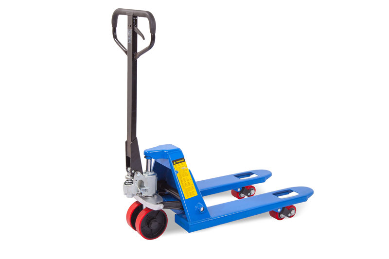 Тележка гидравлическая 3000 кг 800 мм полиуретановые колеса TOR RHP (1039351)