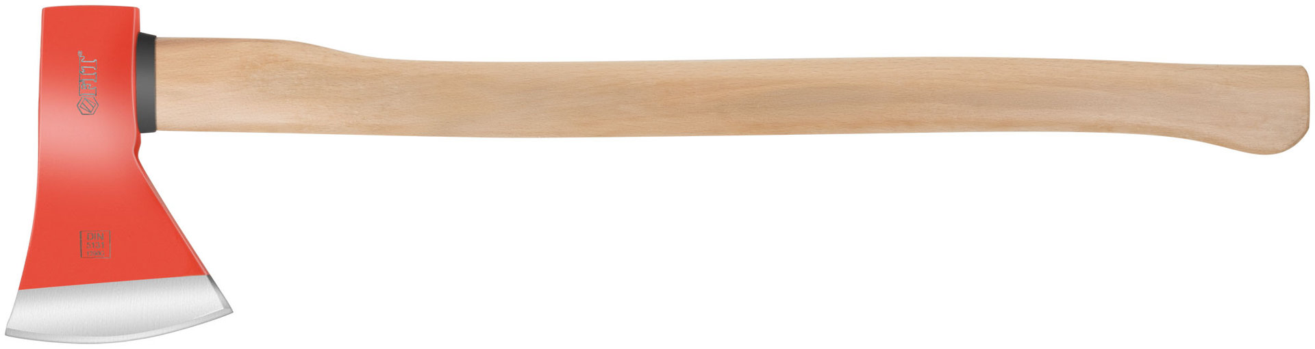 Топор кованая усиленная сталь, деревянная длинная ручка 1250 гр.