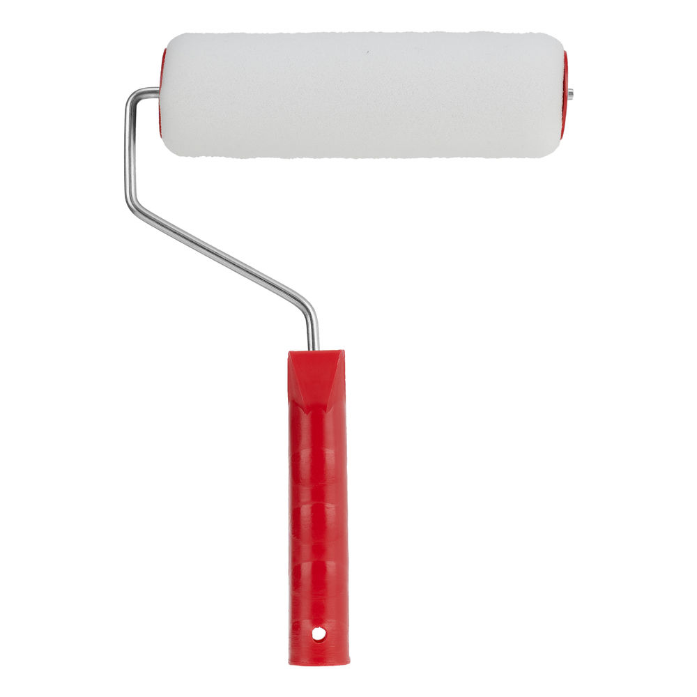 Валик Поролон, в сборе, 200 мм, D 48 мм, D ручки 6 мм, крепление шплинтом Сибртех (80143)