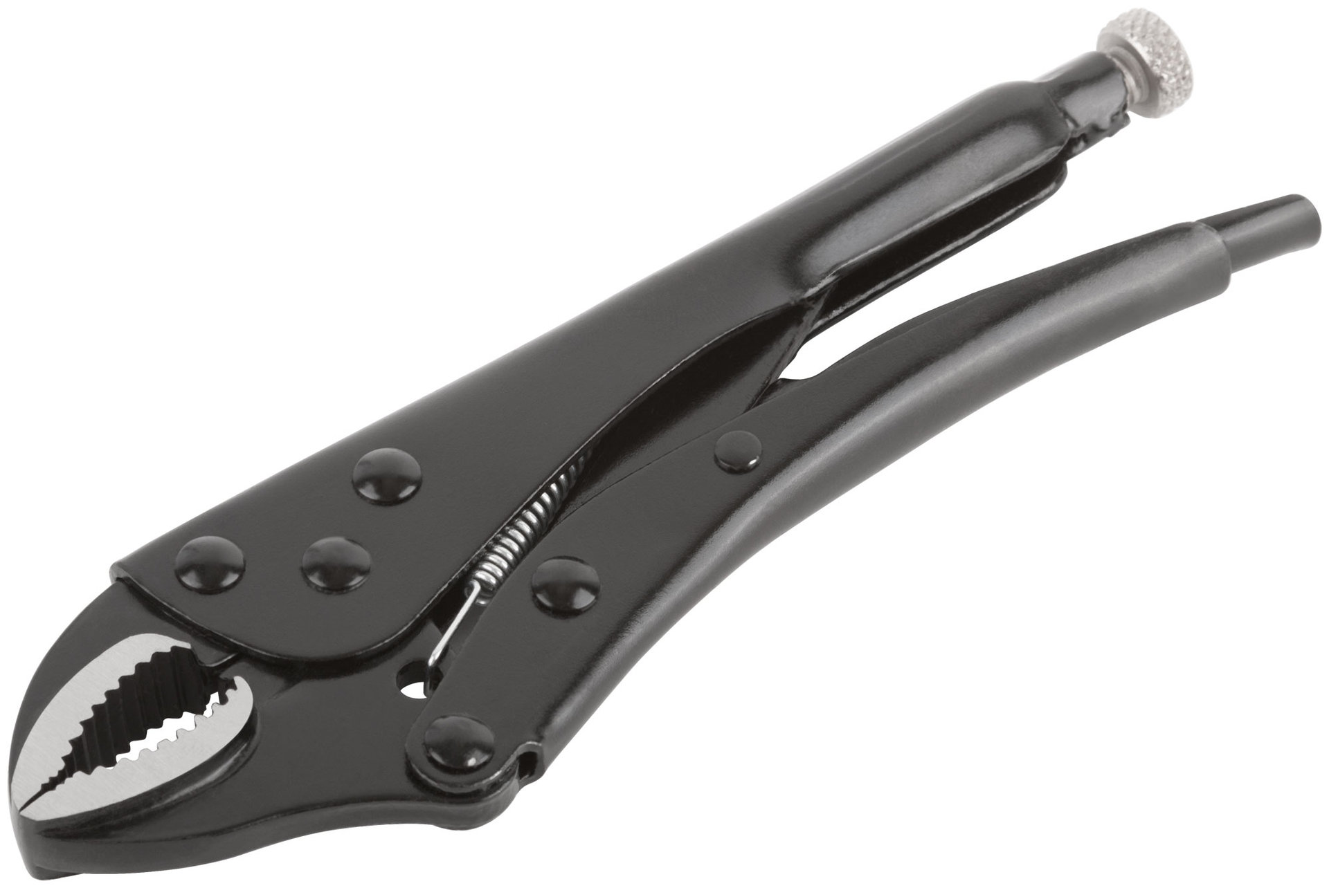 Зажим ручной с фиксатором тип WR черненый 180 мм (52712)