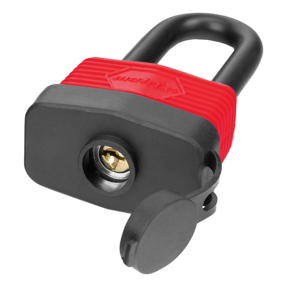 Замок навесной всепогодный, 50 мм, удлиненная дужка Matrix (91826)