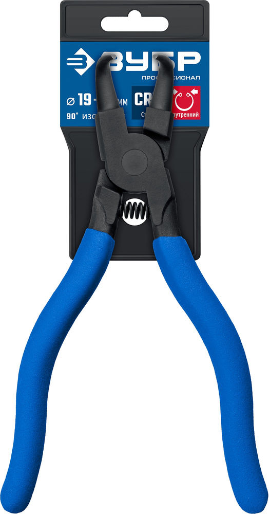 Съемник стопорных колец внутренний 170 мм изогнутые губки Профессионал ЗУБР 22821-2
