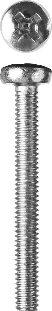 Винт с полусферической головкой M4?35 мм DIN 7985 кл. пр. 4.8 цинк 5 кг ЗУБР 303150-04-035