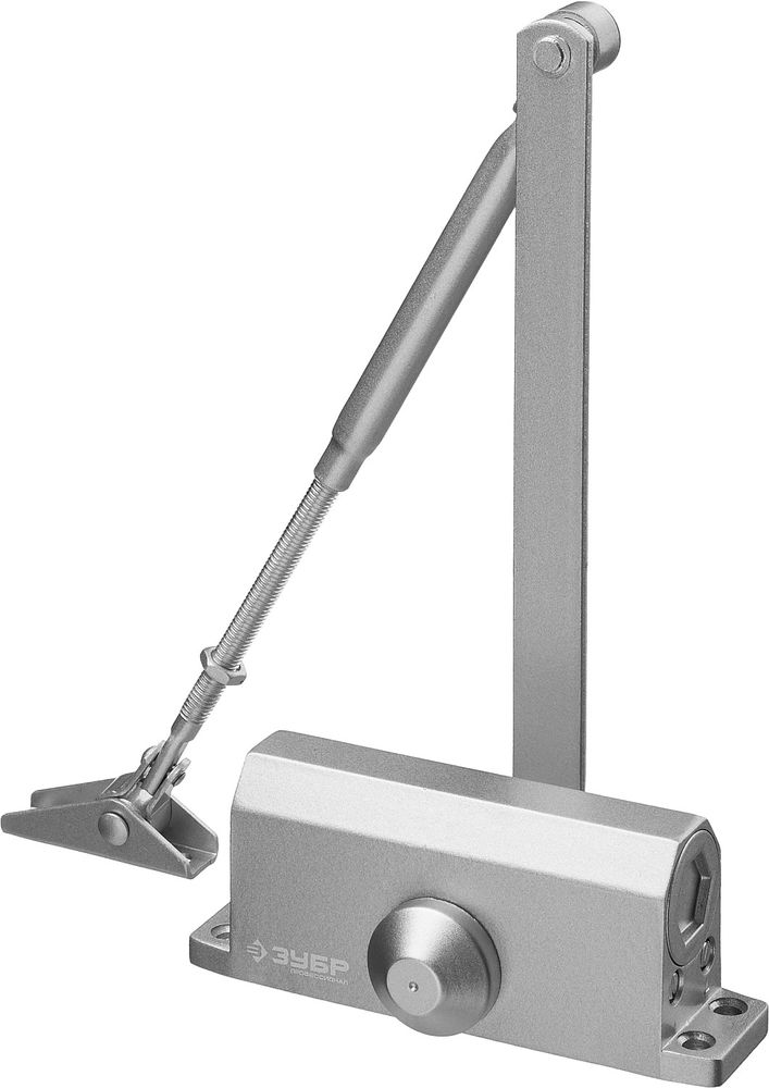 Доводчик дверной до 40 кг цвет серебро ЗУБР Профессионал 37910-50