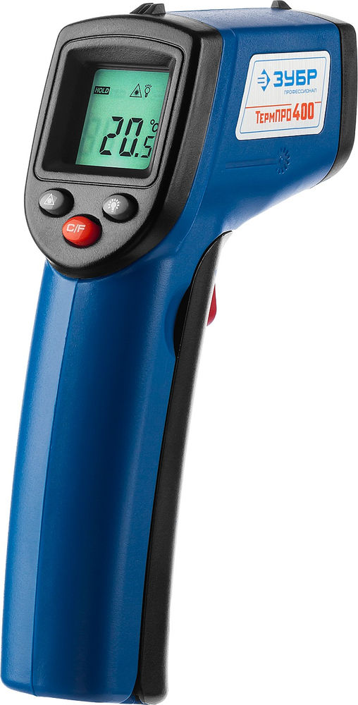 Инфракрасный пирометр -50° +380°С ЗУБР ТермПро-400 Профессионал 45725-380