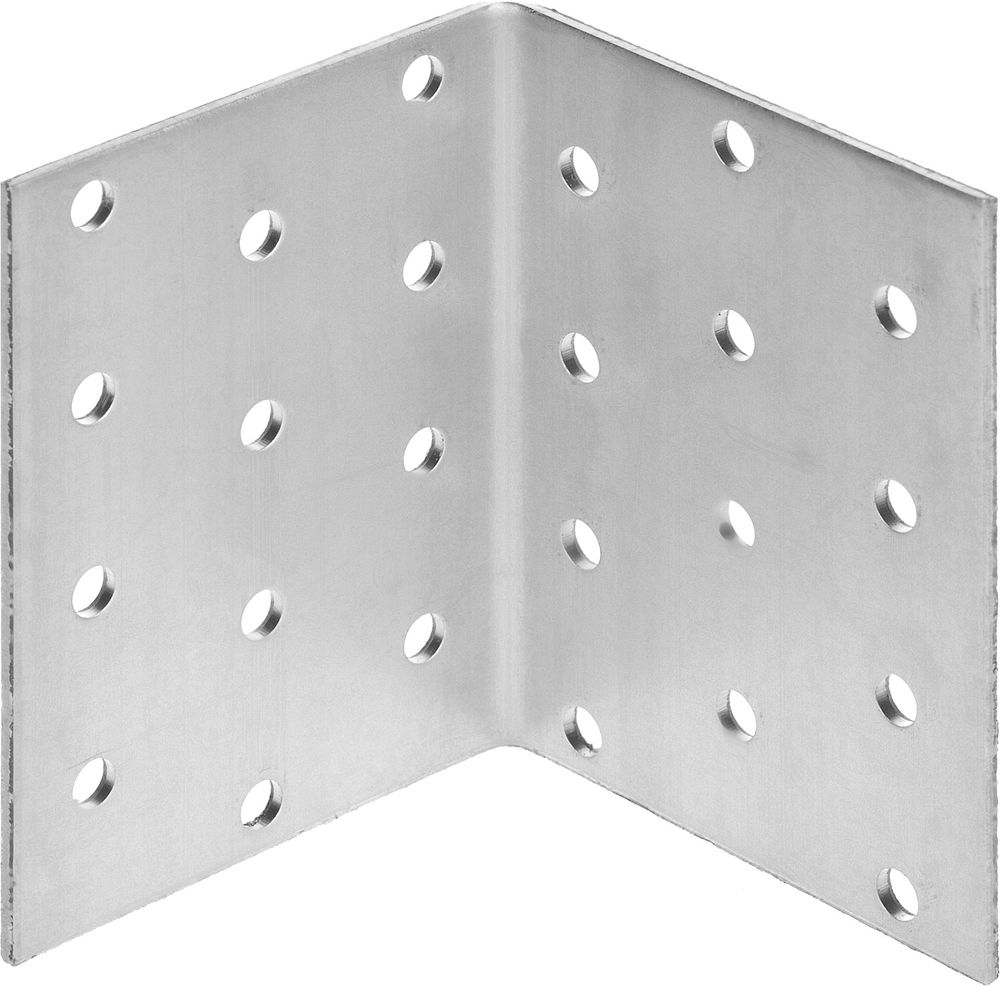 Крепежный уголок равносторонний УКР-2.0 80 x 60 x 60 x 2 мм, цинк ЗУБР 310206-080-060