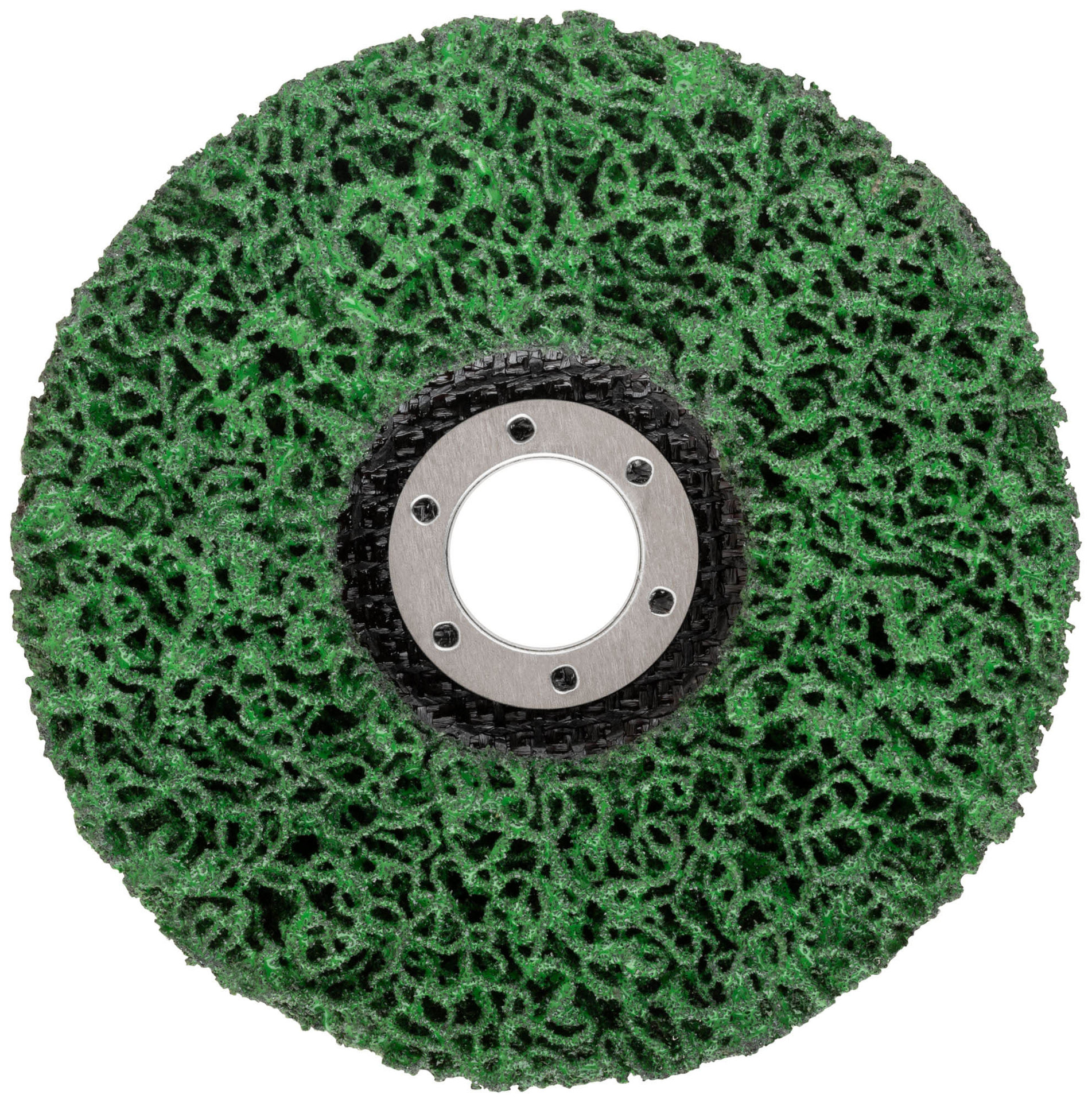 Диск зачистной полимерный, зеленый, посадочный диаметр 22,2 мм, 125 мм (39611)