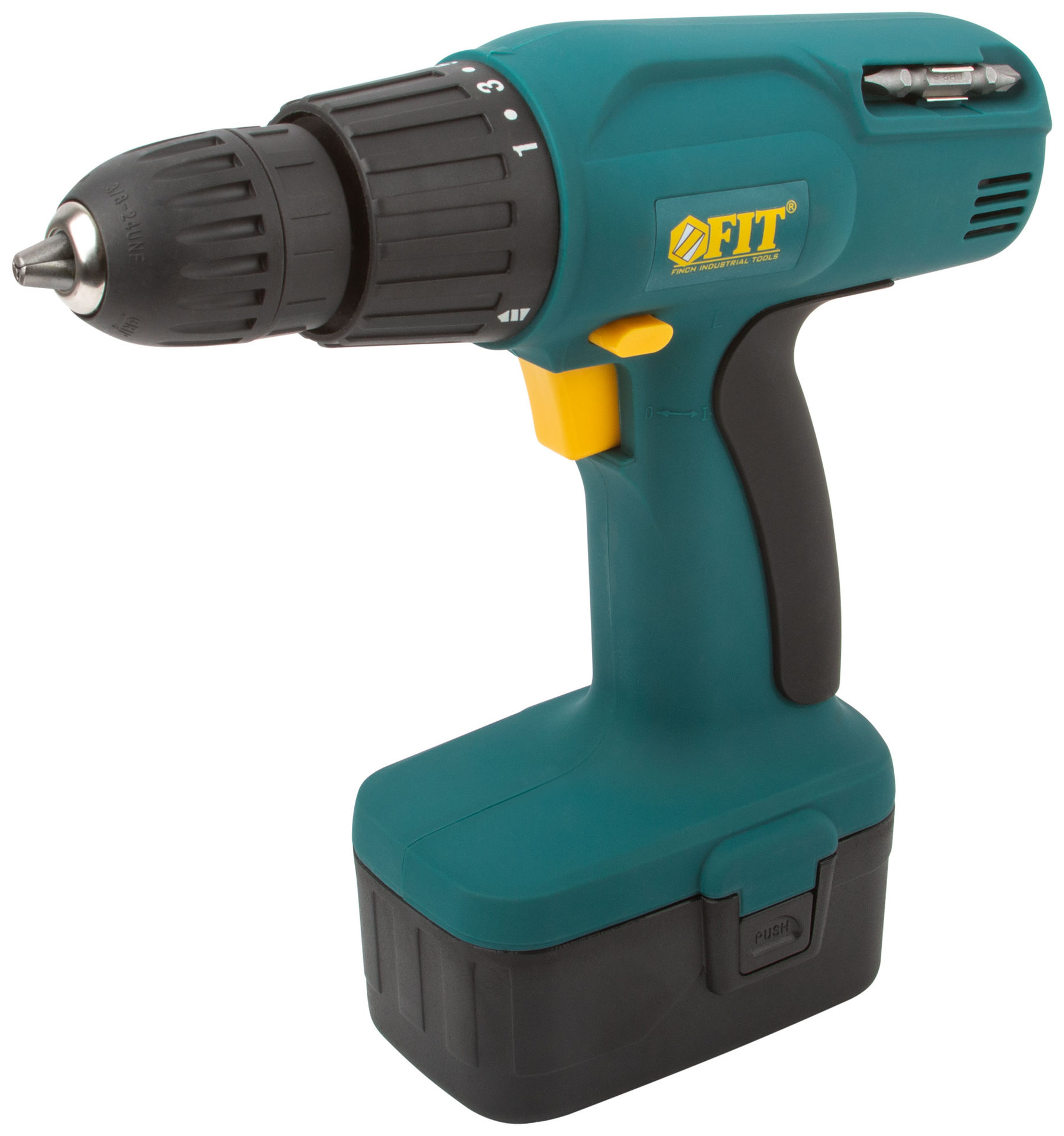 Дрель-Шуруповерт акк. 14,4 В; 0-550 об/мин; 10,5 Нм; 2 (Ni-Cd) 1,2 Ач; 3-5 ч.; рез. накл.; кейс (80204)