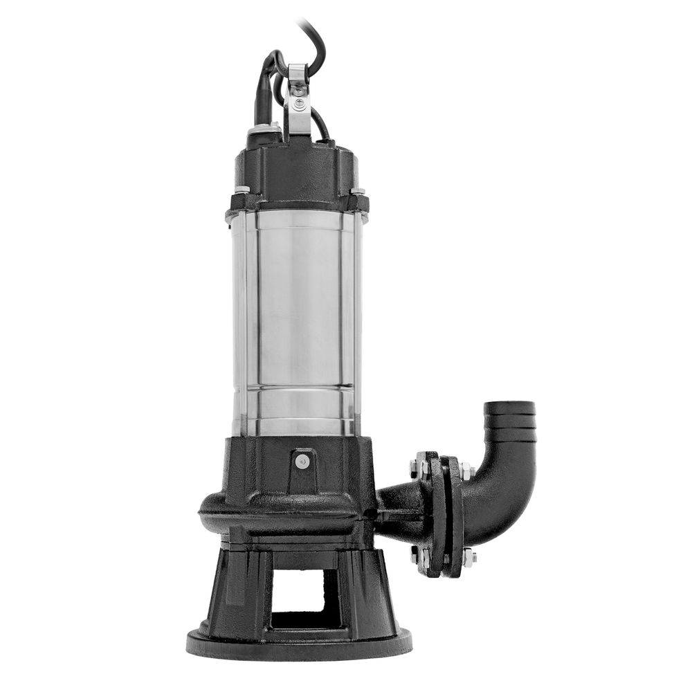 Фекальный насос FP1800-KS, 1800 Вт, напор 17 м, 26000 л/ч, нож-измельчитель Denzel (99806)