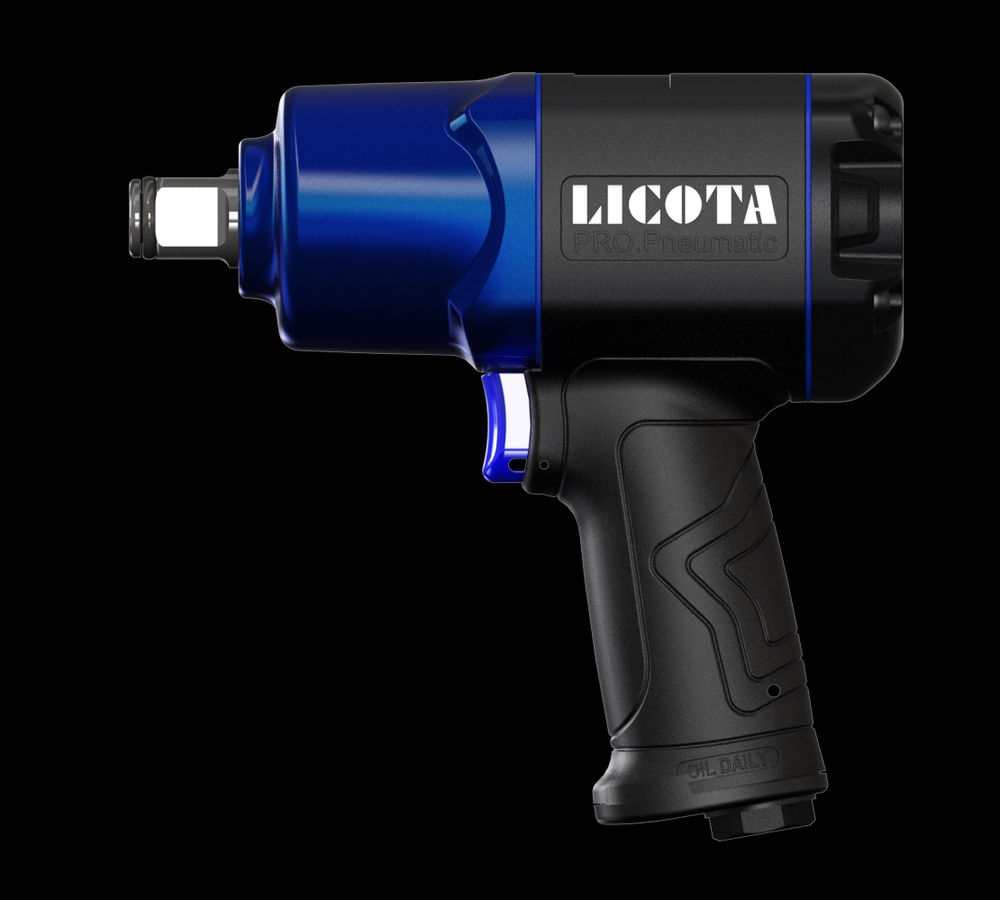 Гайковерт пневматический ударный 3/4 MAX 1620 Нм, композитный, Licota, PAW-04048S-6