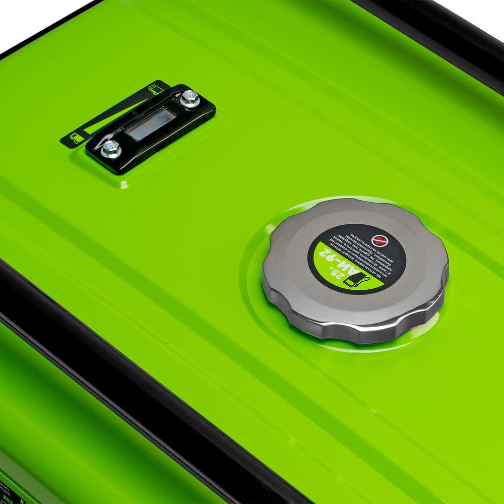 Генератор бензиновый БС-8000, 6,6 кВт, 230В, четырехтактный, 25 л, ручной стартер Сибртех (94547)