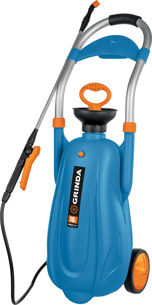 Опрыскиватель PW-16, 16 л, на колёсах, колба из первичного полиэтилена, с широкой горловиной, PROLine GRINDA 8-425163_z01