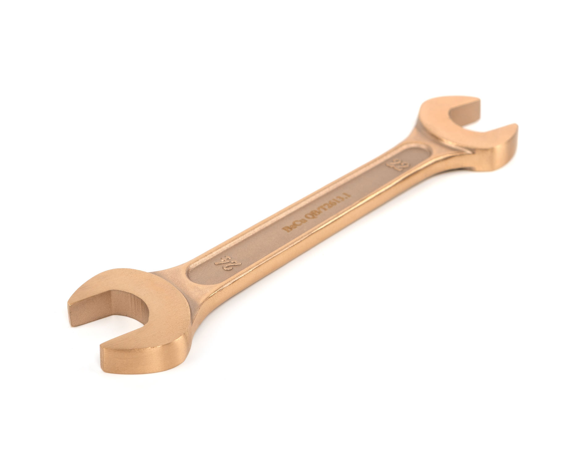 Ключ гаечный рожковый двусторонний 22х24 искробезопасный сплав BeCu, HORTZ