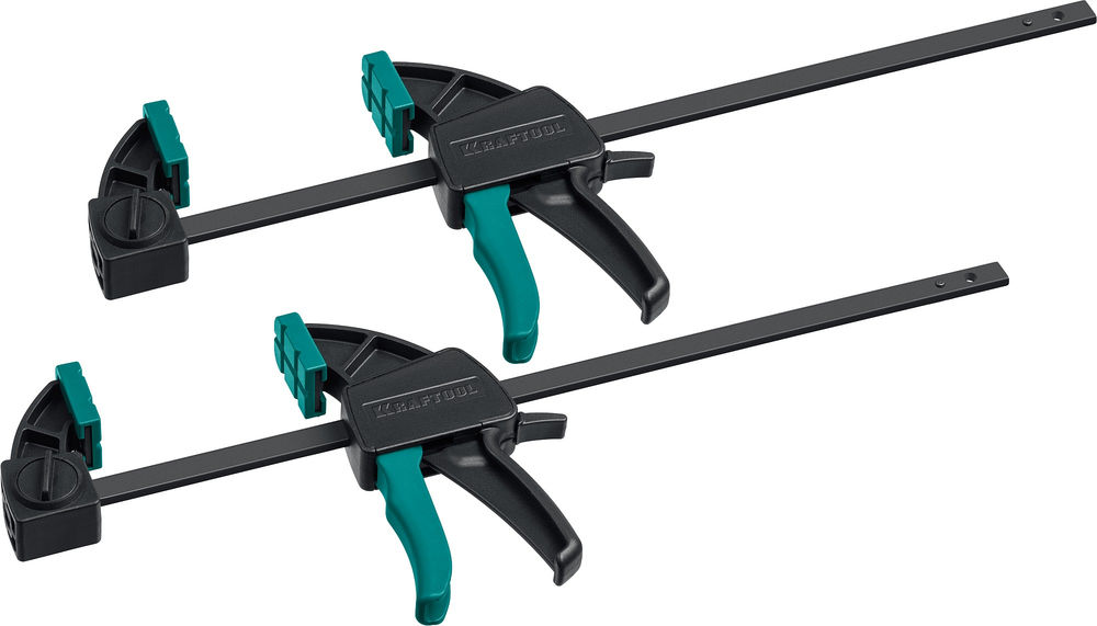 Набор пистолетных струбцин 2Х, 300/450 мм, 2 шт KRAFTOOL 32225-H2